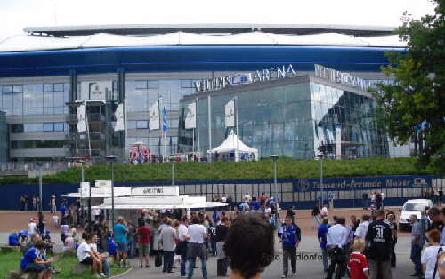 Die Veltins Arena des FC Schalke 04